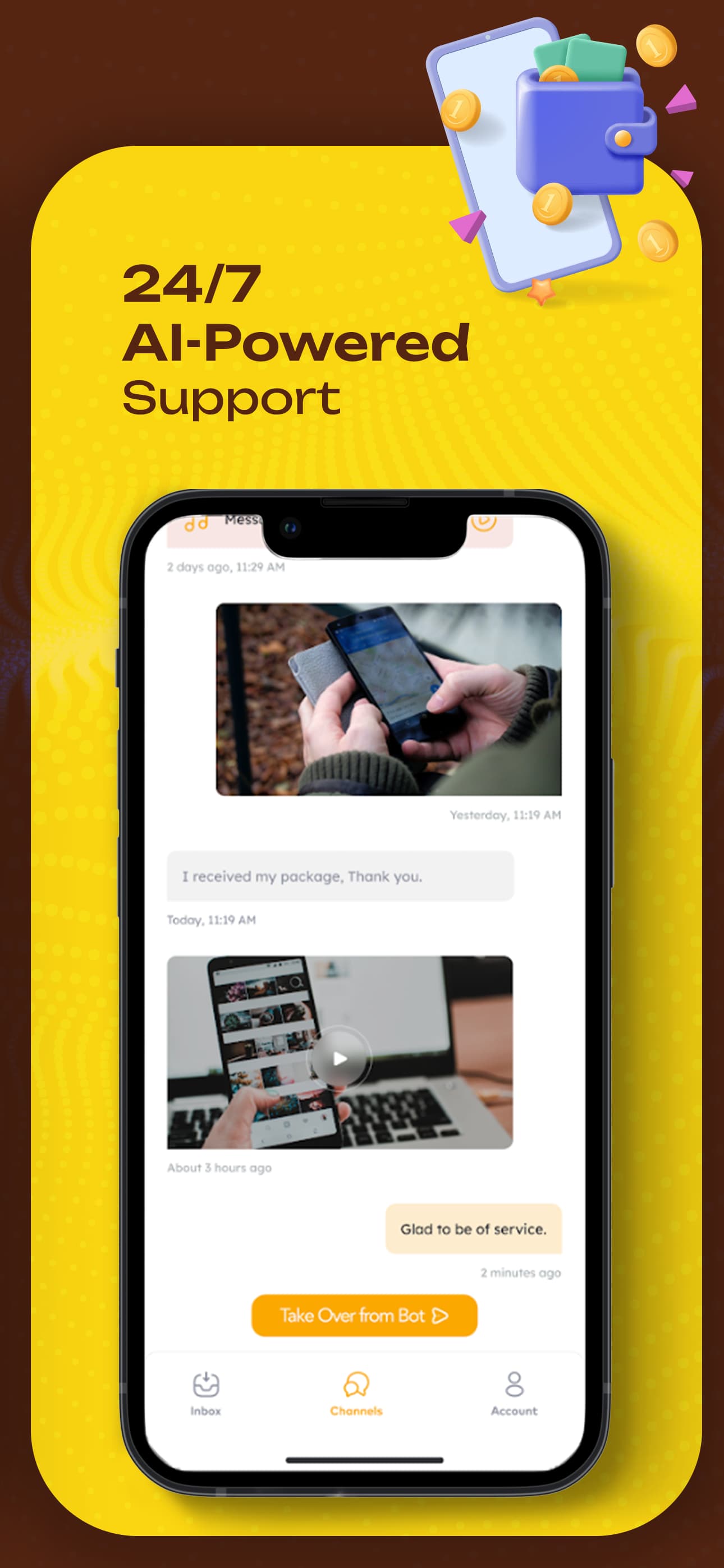 24/7 AI-Powered Support — let Axis handle replies even when you're offline.